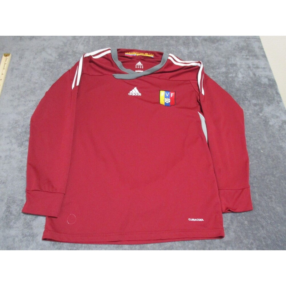Adidas Venezuela FVF National Team Red Soccer Jersey Polo Shirt Men’s Size S
